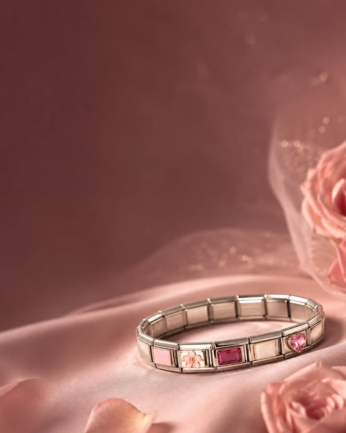 Italian charm bracelet showcase — custom designs by Arben Accessories Nepal